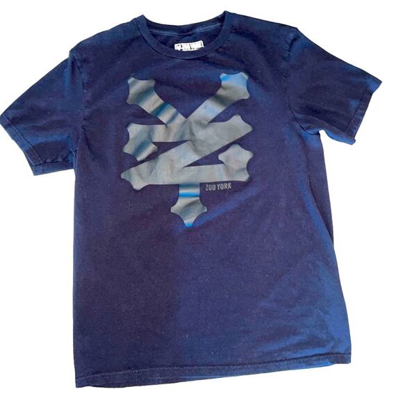 Zoo York Black with Logo Graphic Monochromic Short Sleeve T-shirt size Medium - Picture 1 of 4